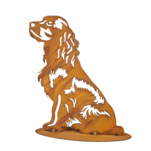 Cocker spaniel zittend